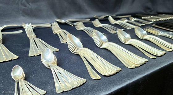 Image 1 of Christofle "Boréal" set di 149 pezzi in argento per la casa in confezione regalo