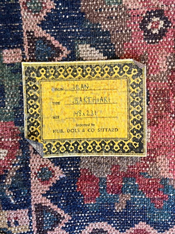 Image 1 of Vintage Persian Bakhtiari rug