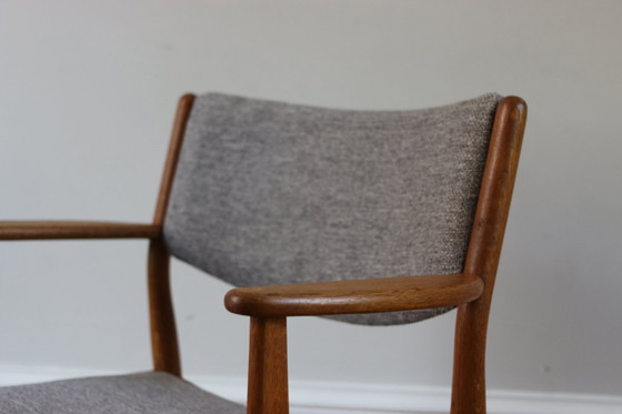 Image 1 of Coppia di poltrone scandinave d'epoca in rovere Poul Volther J72, 1960