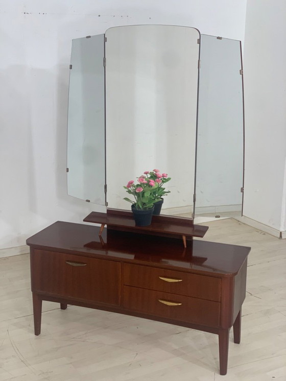 Image 1 of Buffet vintage Commode miroir Armoire de couloir vintage