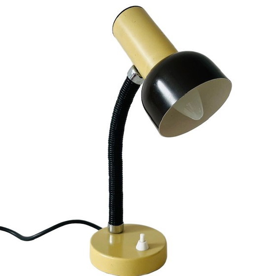 Image 1 of Vintage Gooseneck desk lamp Banana Split Massive gooseneck 1970's