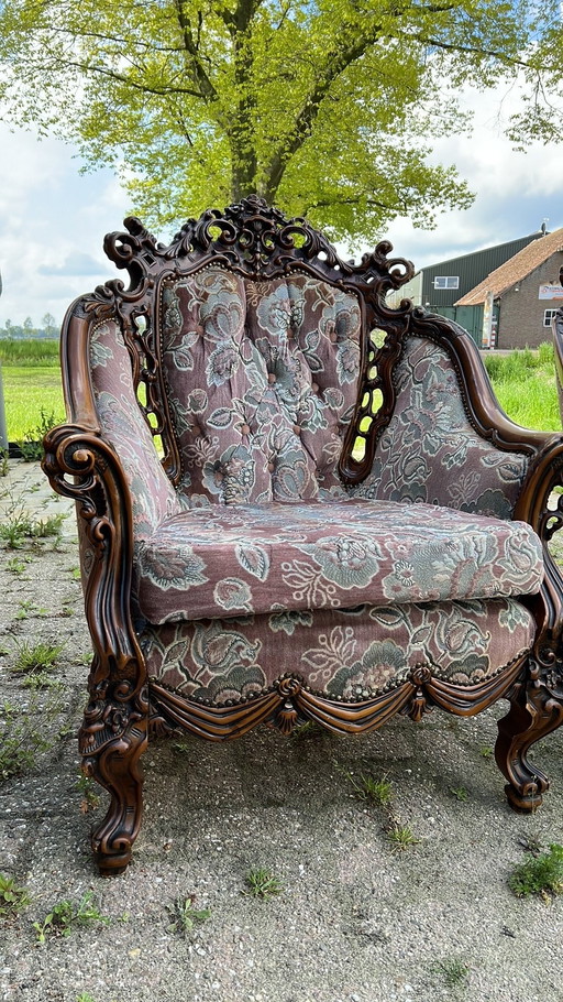 2 fauteuils baroques