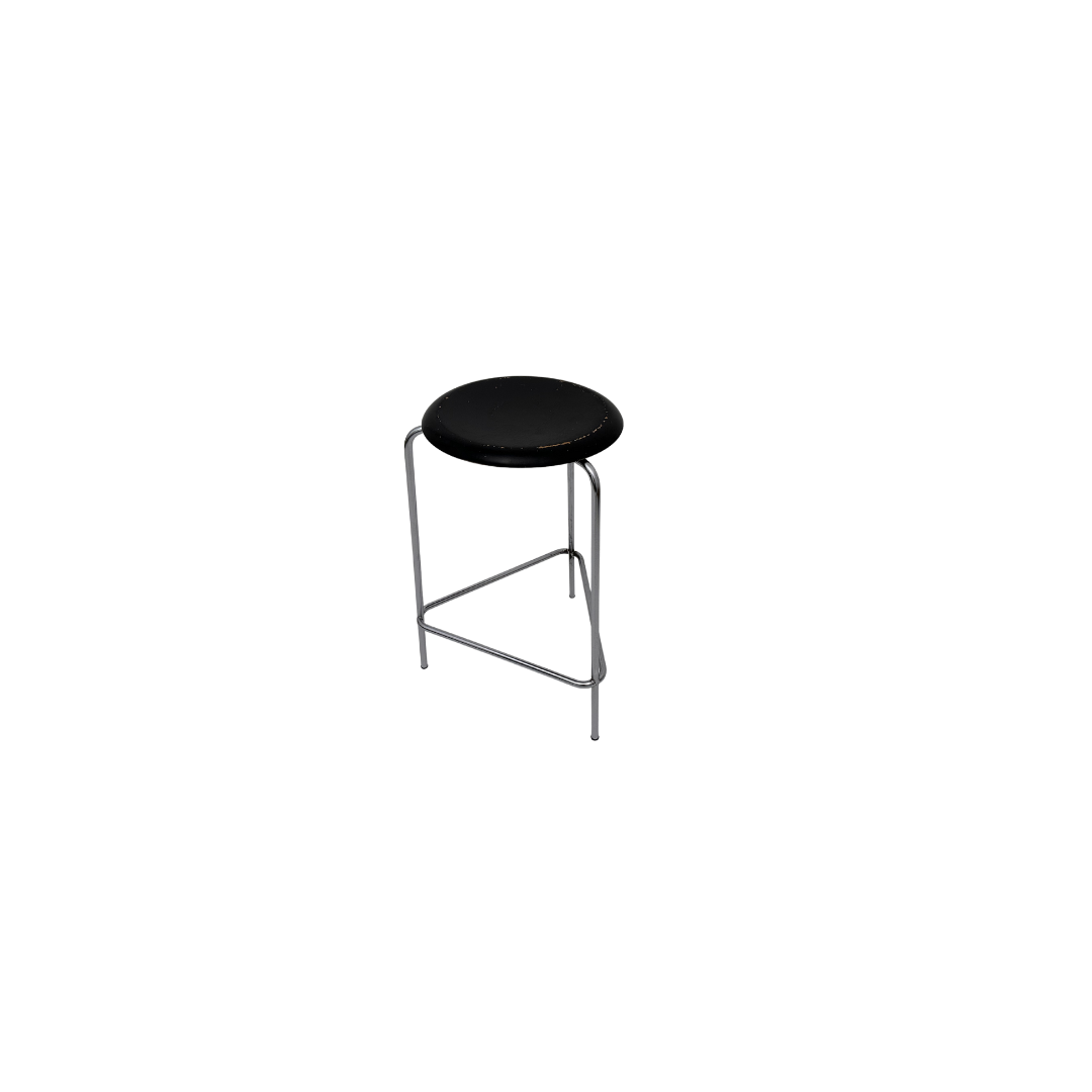 Dot bar stool by Arne Jacobsen for Fritz Hansen 1950s set of 2