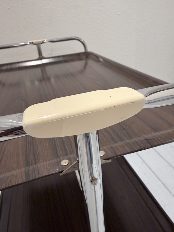 Desserte Vintage Mid-Century Pliante – Chrome, Other (photo 4 of 15)