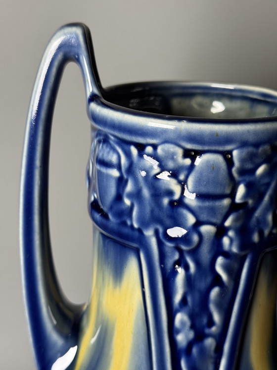 Image 1 of Art Deco Vase – Fives-Lille Earthenware Factory – De Bruyn Factory, c. 1930