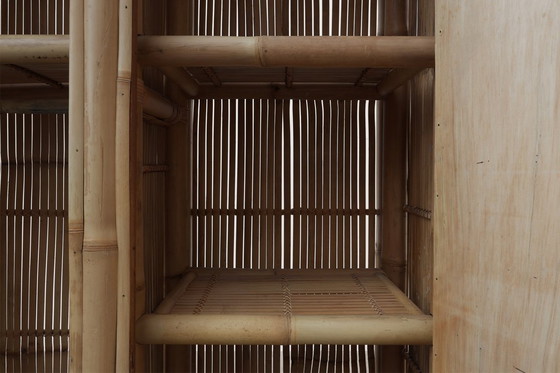 Image 1 of Armadio in bambù e rattan della metà del secolo scorso, Italia 1960 ca.