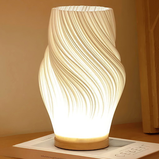 Lot de 2 lampes design élégantes "Wave", avec différents niveaux de lumière et fonction de gradation