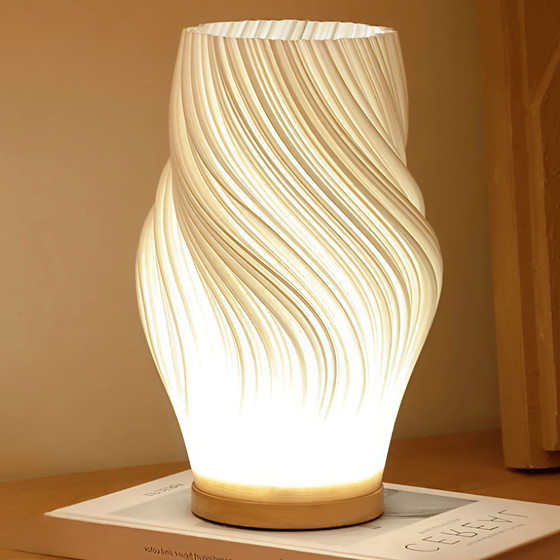 Image 1 of Set Of 2 Elegant Design Lights "Wave", With Different Light Stages And Dimming Function