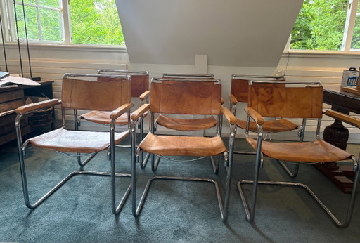 6 sillas de conferencia Thonet vintage