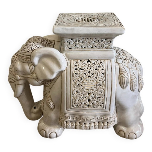 Vintage ceramic elephant