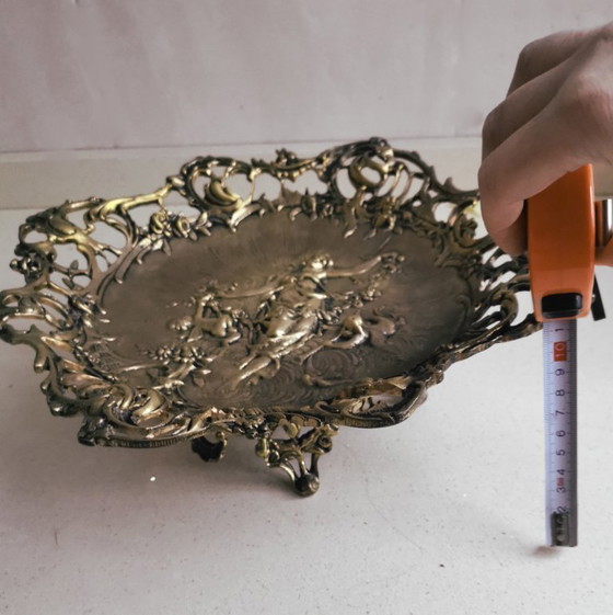 Image 1 of CENTROTAVOLA - FRUTTAIERA CON NINFA E ANGELI