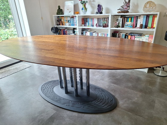 Thebe Dining table, Leolux brand – Wood, Aluminium (photo 5 of 5)