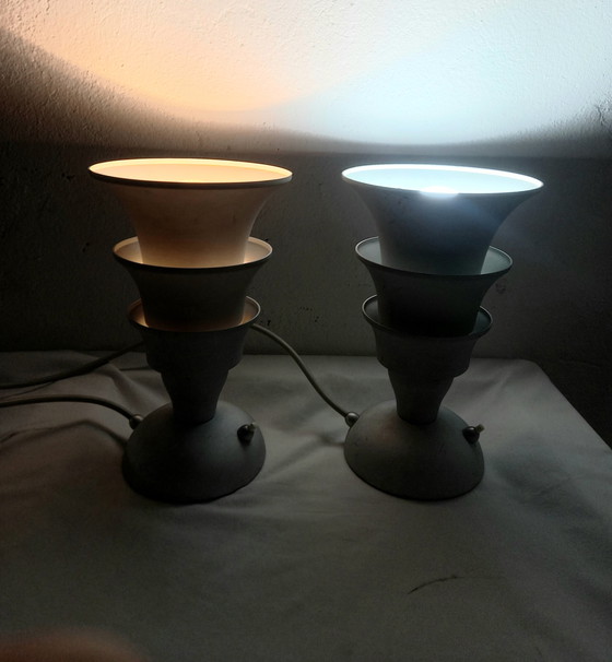 Image 1 of Pair of Hollywood Collection Tronconi Lamps