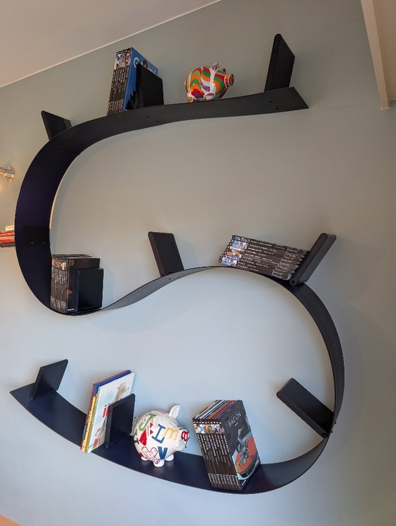 KARTELL BOOKWORM indigo blue 5.2 m, Shelving unit, Plastic (photo 3 of 6)
