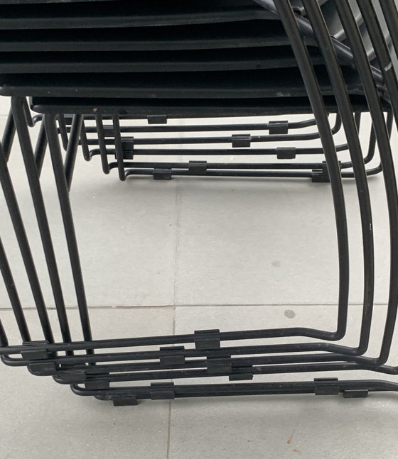 Image 1 of 6x Chaise Caruti Baleri Italia - Juliette HW 601 - Empilable