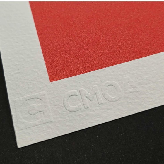 Image 1 of Litografía de edición limitada de Andy Warhol por CMOA, numerada a lápiz.
