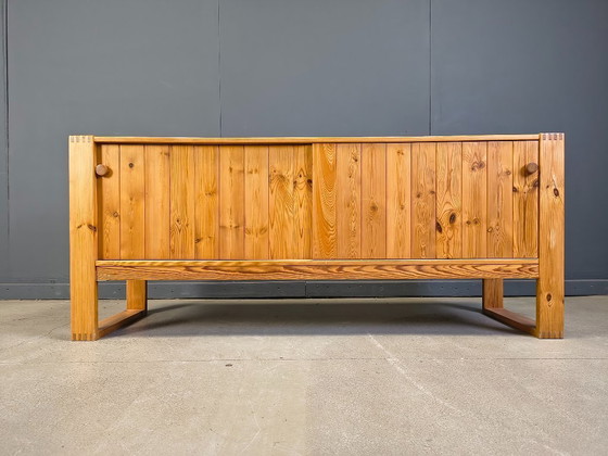 Image 1 of Buffet scandinave en pin, années 1960