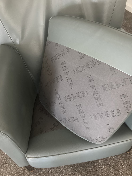 Image 1 of Bench leren fauteuil