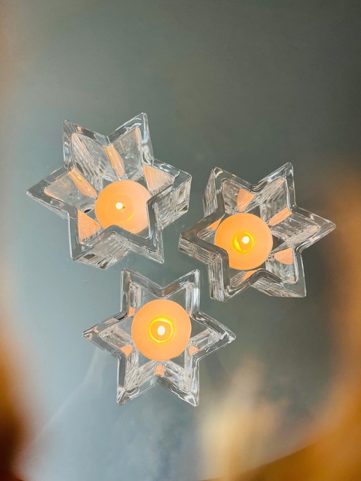 🤍KRISTALLEN STERVORMIGE KANDELAARS  STELLA🤍