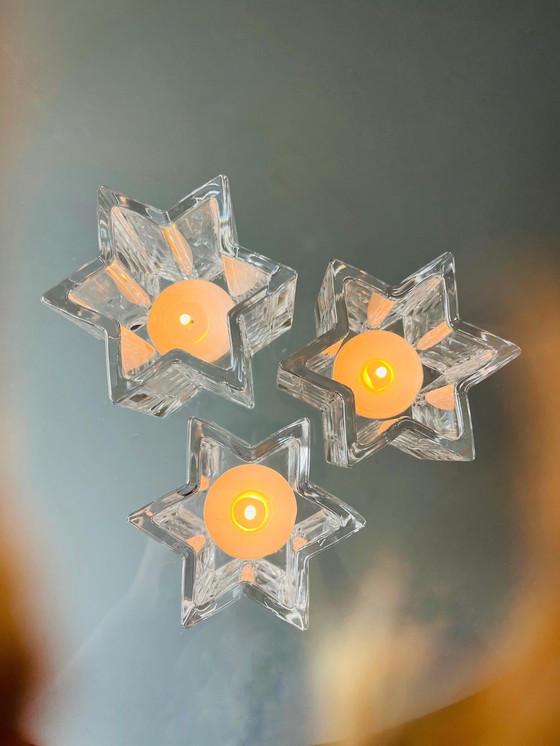 Image 1 of 🤍KRISTALLEN STERVORMIGE KANDELAARS  STELLA🤍