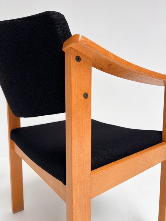 Image 1 of Set di 9 sedie in stile Mid-Century Modern, ispirate a Hans Wegner.