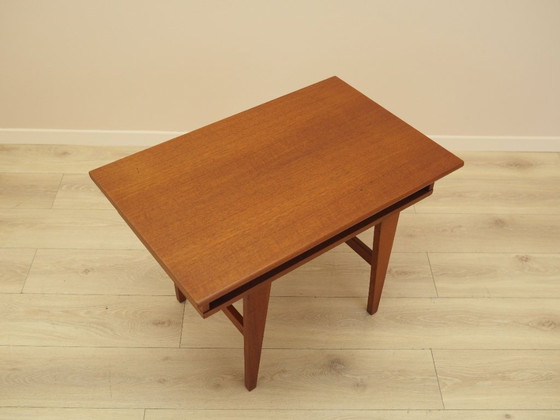Tavolino da caffè danese in teak con ripiano aggiuntivo, Mid-Century Modern anni '60 – Tavolini da caffè (photo 6 of 8)