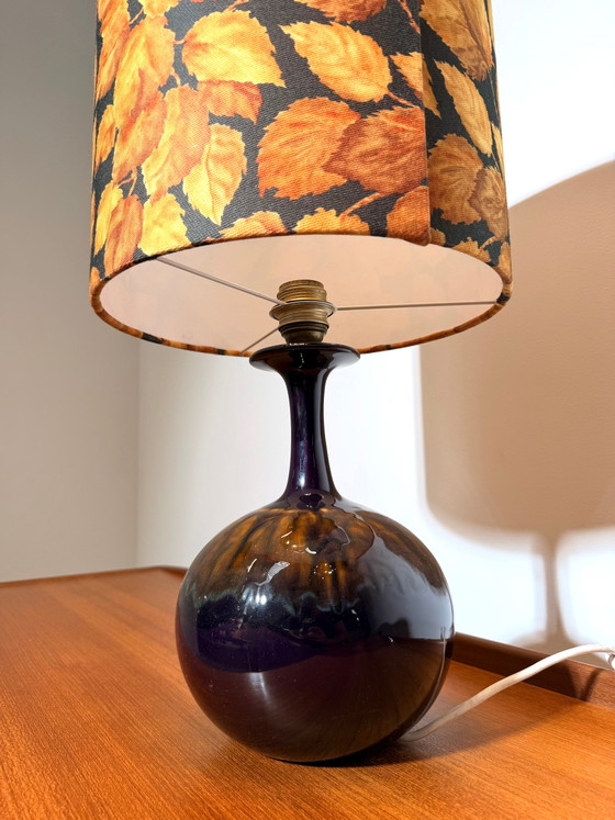 Lampada da tavolo vintage Rosenthal Studio-Line con paralume originale a forma di foglia autunnale. (photo 3 of 5)
