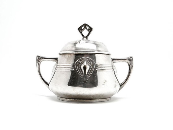Sucrier de WMF, Allemagne, début du XXe siècle – Accessoires de table, Metal, Silver (photo 12 of 13)