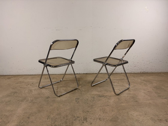 Image 1 of Plia stoelen van Giancarlo Piretti voor Anonima Castelli, jaren 70, set van 4