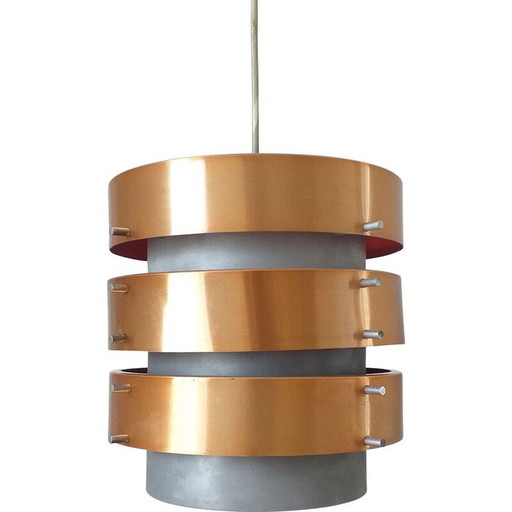Lampe suspendue vintage par Jo Hammerborg, Danemark 1970
