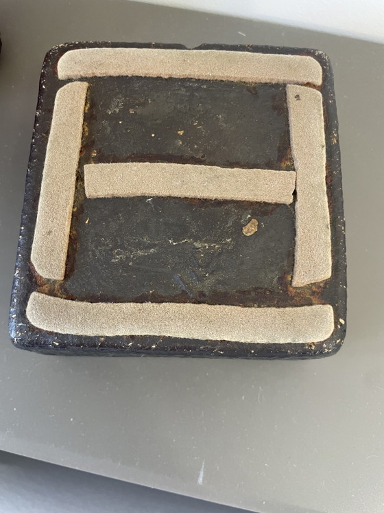 Vintage Roth Keramik set - Diamond vase 308 (with sticker) and ashtray – Ceramic (photo 3 of 8)
