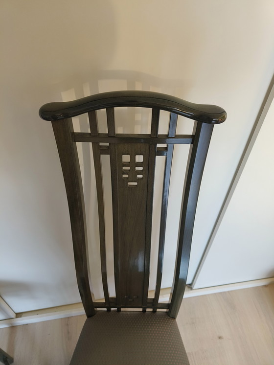 Image 1 of 4 Esszimmerstühle von Giorgetti Umberto Asnago