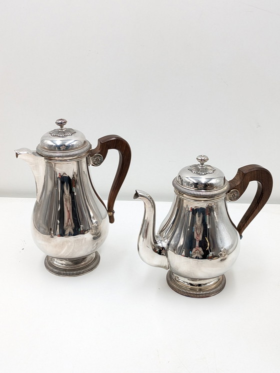 Image 1 of Christofle, Gallia - Teacup service - "Malmaison" - Silver plated