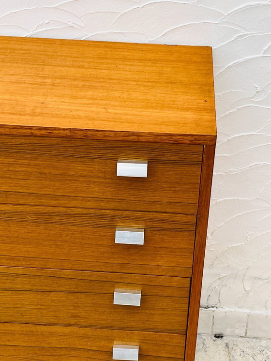 Image 1 of Vintage teakhouten commode met 4 lades, jaren 60 stijl, G-Plan