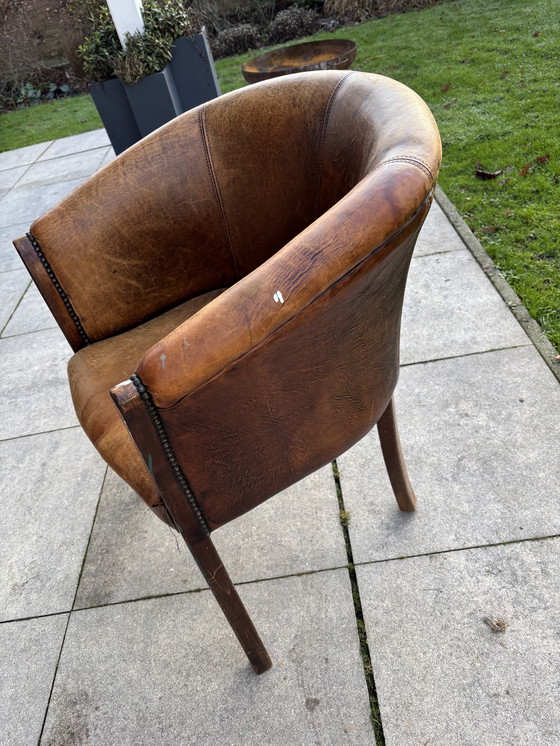 Image 1 of Lammfell-Schlauchstuhl