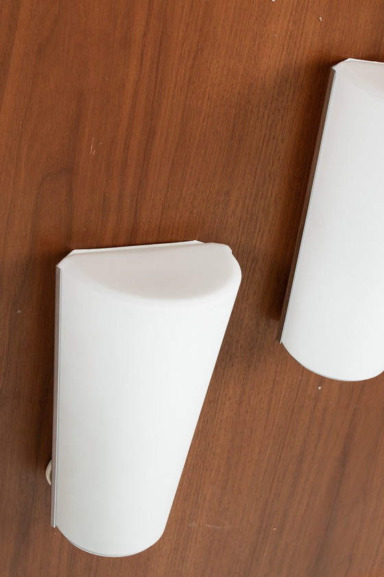 Image 1 of Paar Glashutte Limburg wandlampen