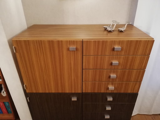 Vintage midcentury cabinet on steel base