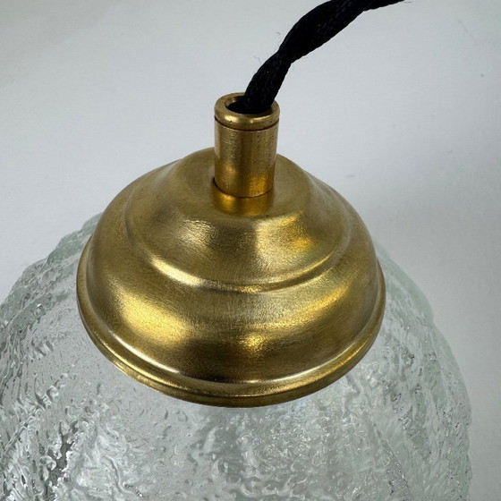 Image 1 of LOTTO DI 3 PENDENTI IN VETRO ROTONDI VINTAGE