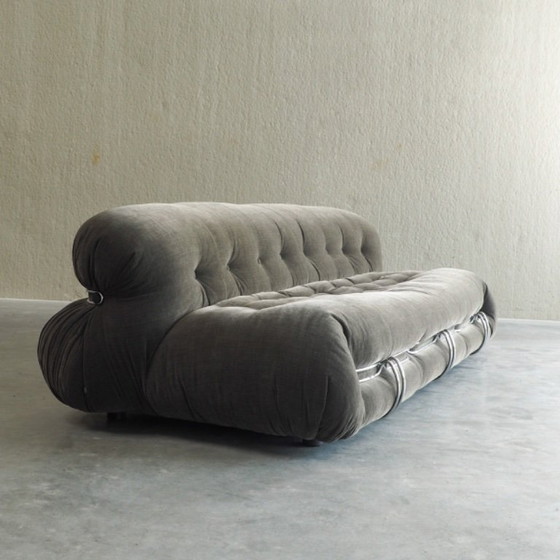 Image 1 of Soriana 3-seater sofa by Afra & Tobia Scarpa for Cassina