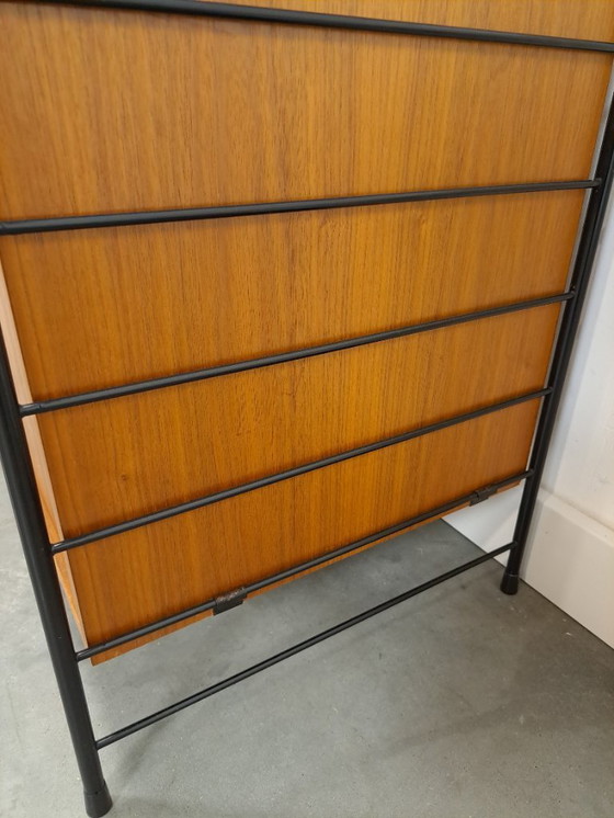 Image 1 of Armario modular WHB de diseño en teca con tres estantes