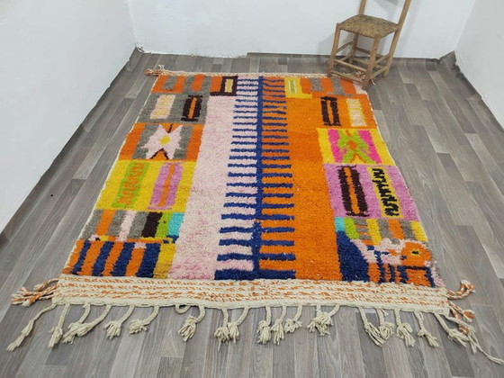 Prächtiger, farbenfroher Wollteppich 200/280 – Teppiche & Läufer, Wool (photo 5 of 12)