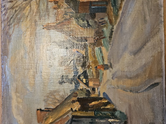 Image 1 of G.H.B. Holland, pintura al óleo sobre lienzo sobre tablero duro