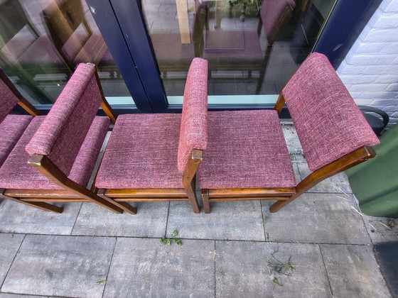 6 sedie Pastoe di Cees Braakman – Sedie da pranzo, Textile, Wood (photo 11 of 13)