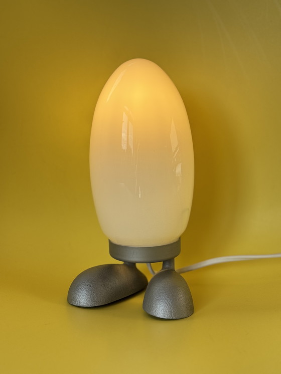 Image 1 of Lampe vintage IKEA Dino Egg design Tatsuo Konno 90s egg