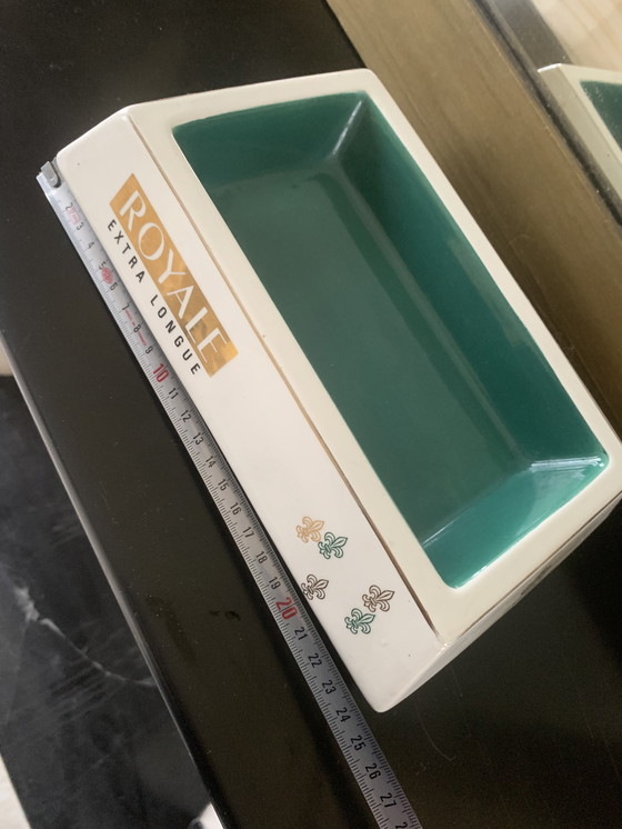 Image 1 of Cendrier Vintage Royale Extra Longue céramique Longchamp 