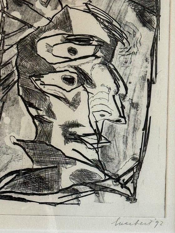 Image 1 of Lucebert (etching 10/10), signed by the artist, 1992