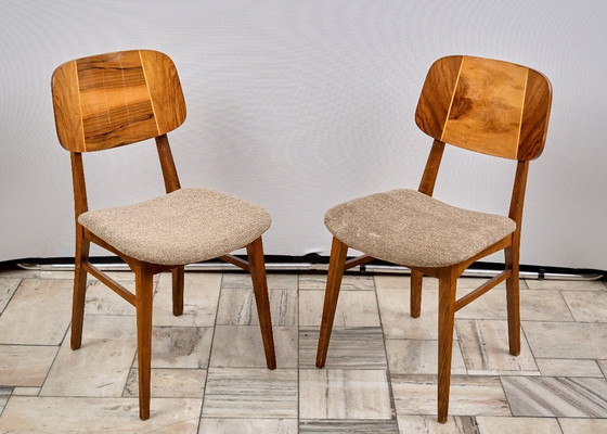 Image 1 of Set di due sedie Bilea vintage, anni '70, Romania