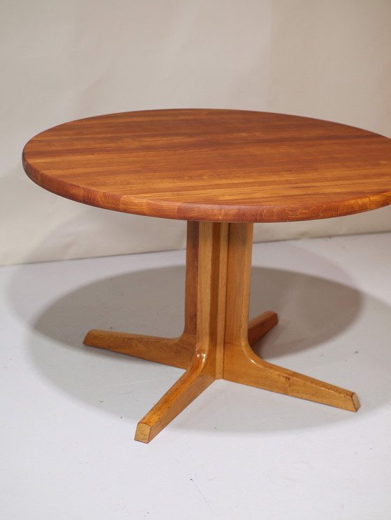 Image 1 of Round Dining Table Extendable Gudme Teak Danish