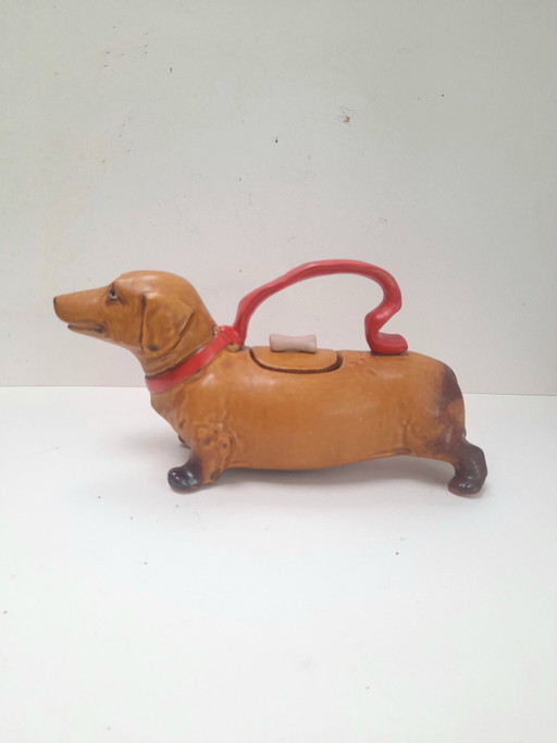 Antike japanische Teekanne in Form eines Dackels – tafelaccessoires, Ceramic (photo 2 of 5)