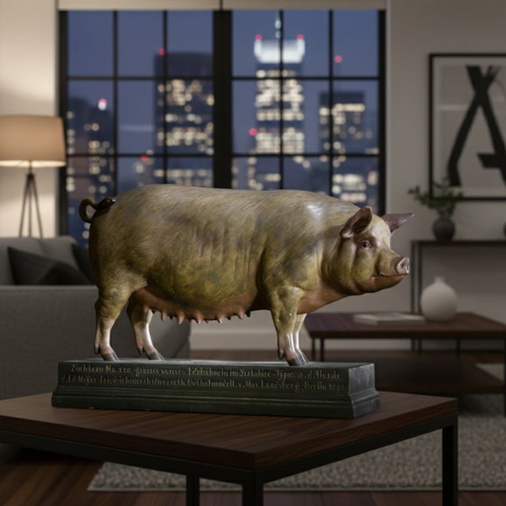 Image 1 of Varkensmodel, Max Landsberg, 1889, Duitsland
